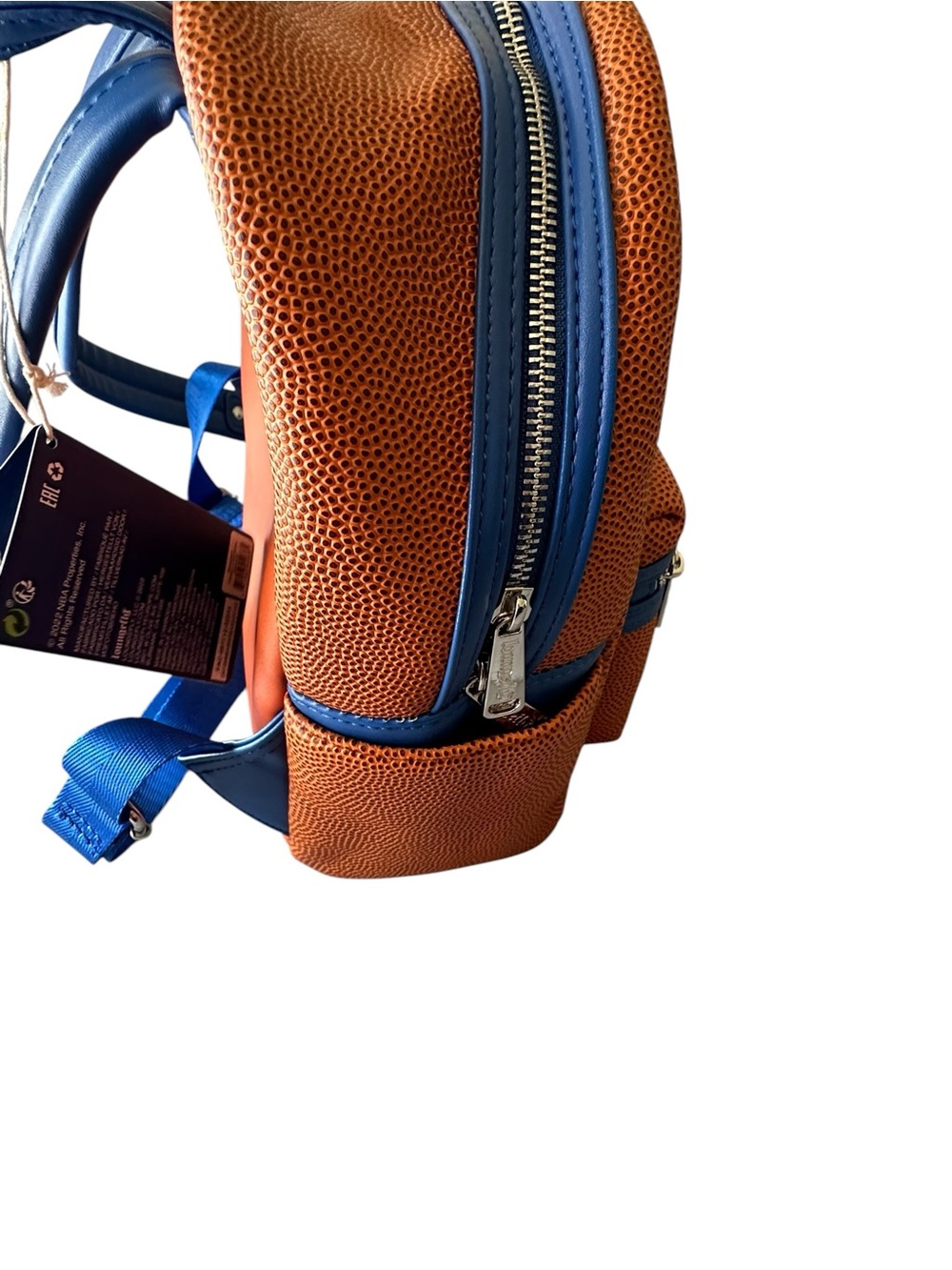 Loungefly NBA Philadelphia 76ers Mini Backpack Basketball Grain NWT - Picture 7 of 15